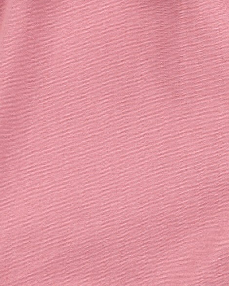  Product image 2 of Baby Sleeveless Canvas Romper -Pink