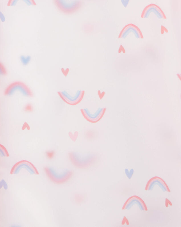 Product image 2 of Rainbow Translucent Rain Jacket - Pink