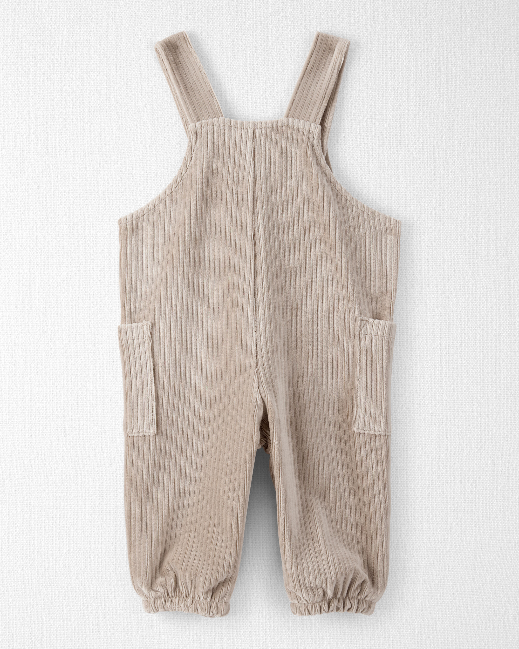 Baby Recycled Velvety Corduroy Overalls