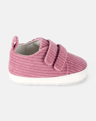 Product image 2 of Baby Girl Corduroy Slip-On Shoes - Pink