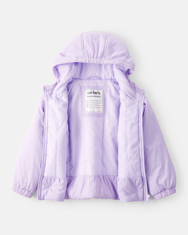 Product image 2 of Toddler Girl Long-Sleeve Midweight Jacket - Purple