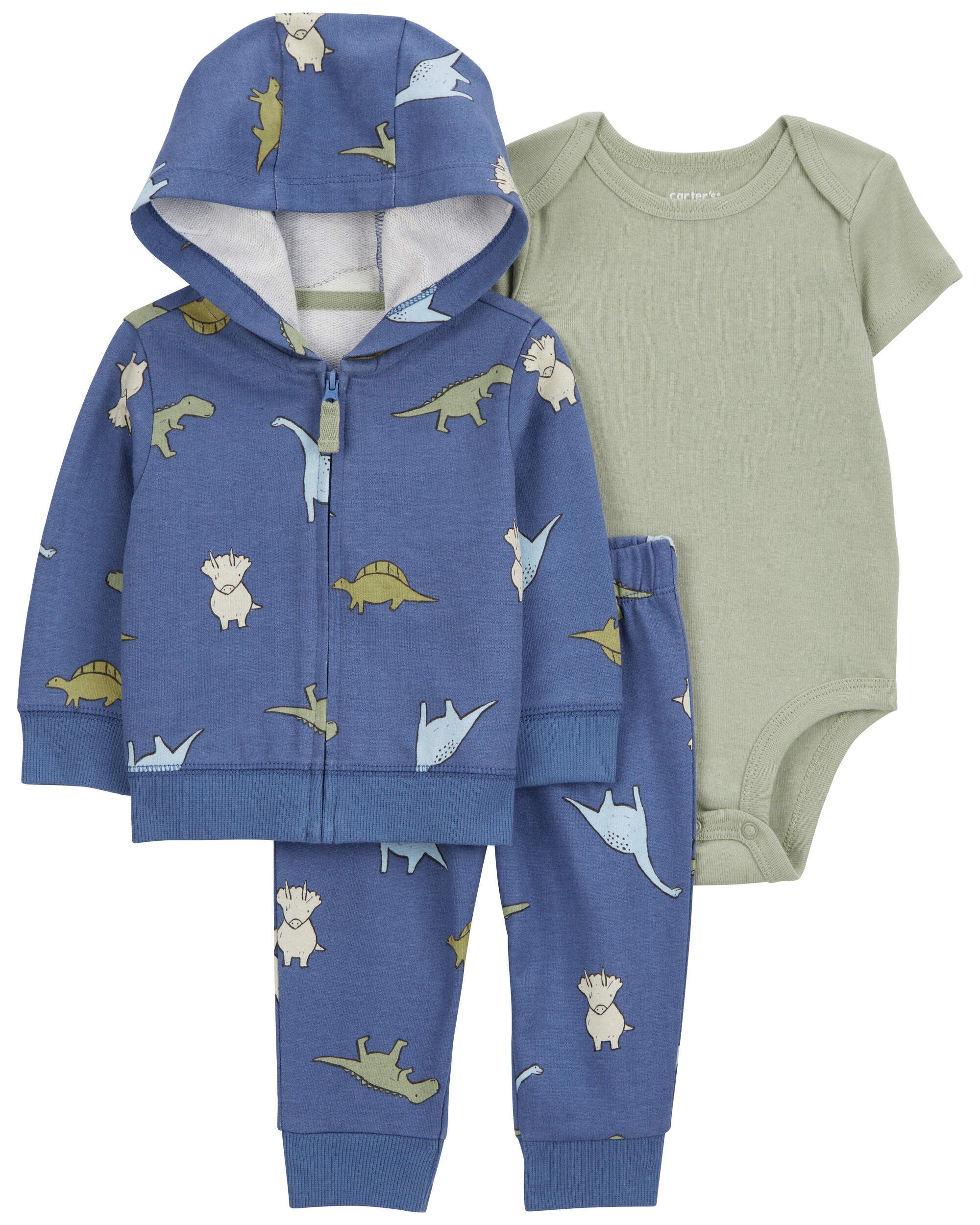 Baby 3 Piece Dinosaur Little Jacket Set