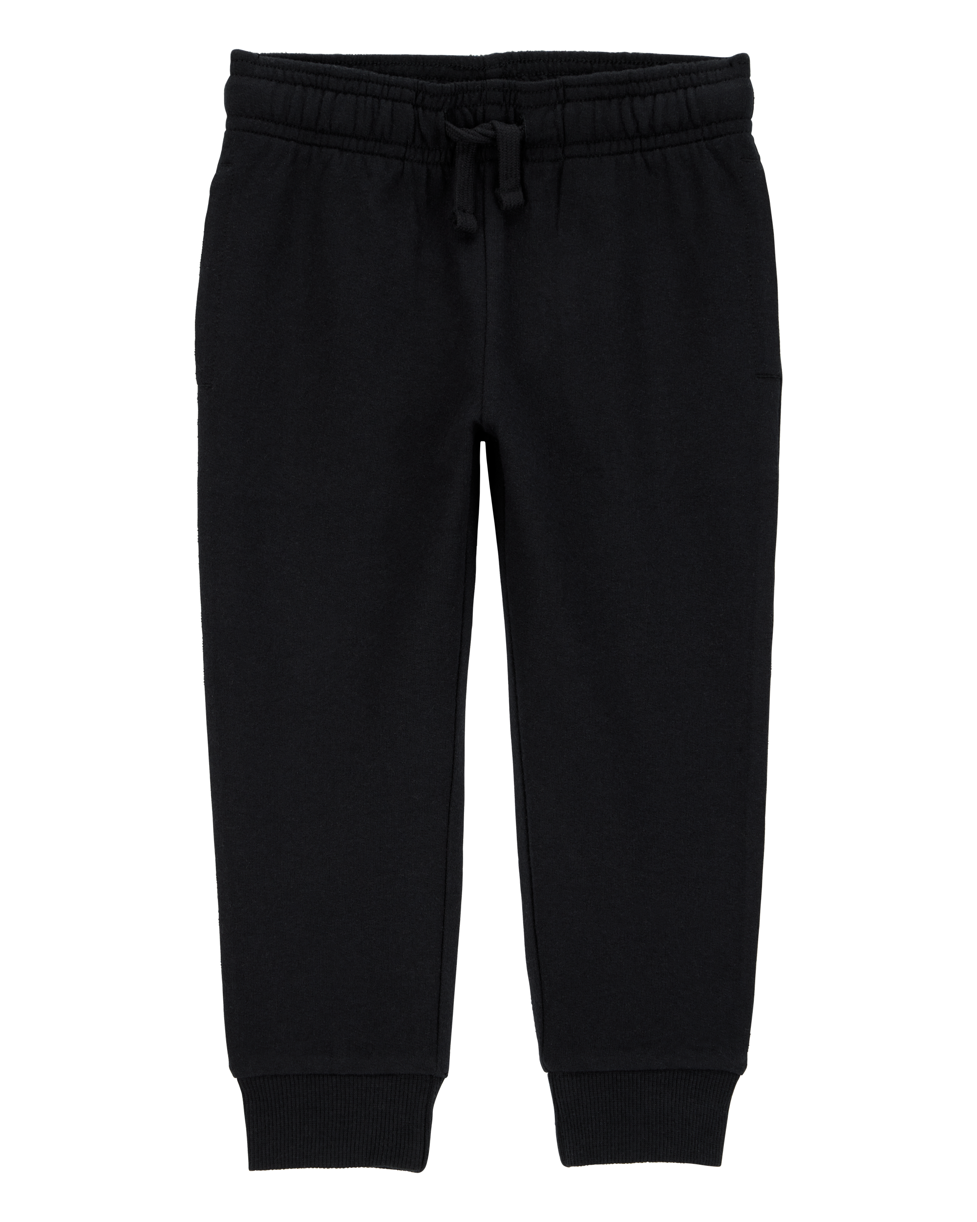 Baby Boy Pull-On Drawstring Joggers - Black