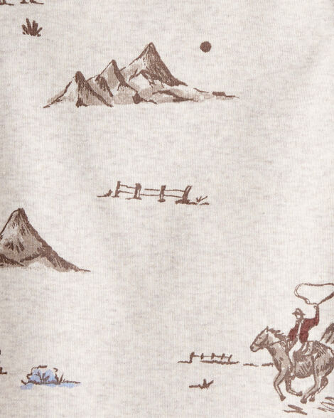 Product image 3 of Baby Organic Cotton Pajamas in Western Rodeo Print