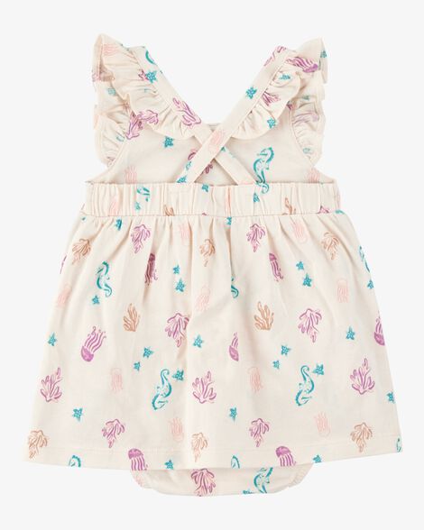  Product image 2 of Baby Sea Print Cotton Sunsuit