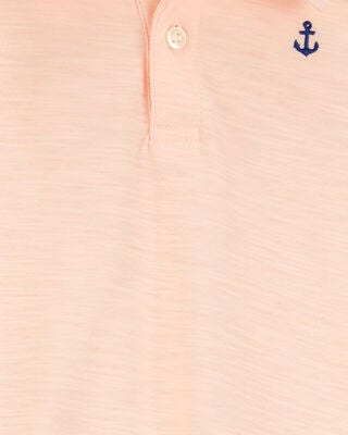 Product image 2 of Toddler 2-Piece Anchor Polo Outfit Set - Orange/Blue