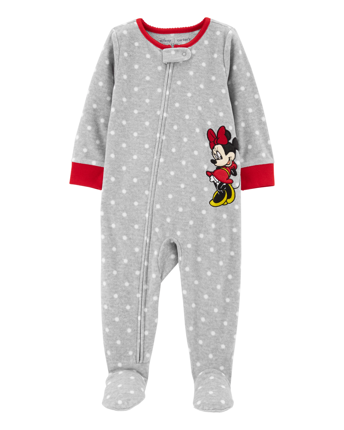 Baby 1 Piece Minnie Mouse Fleece Footie Pajamas Carter s Carter s