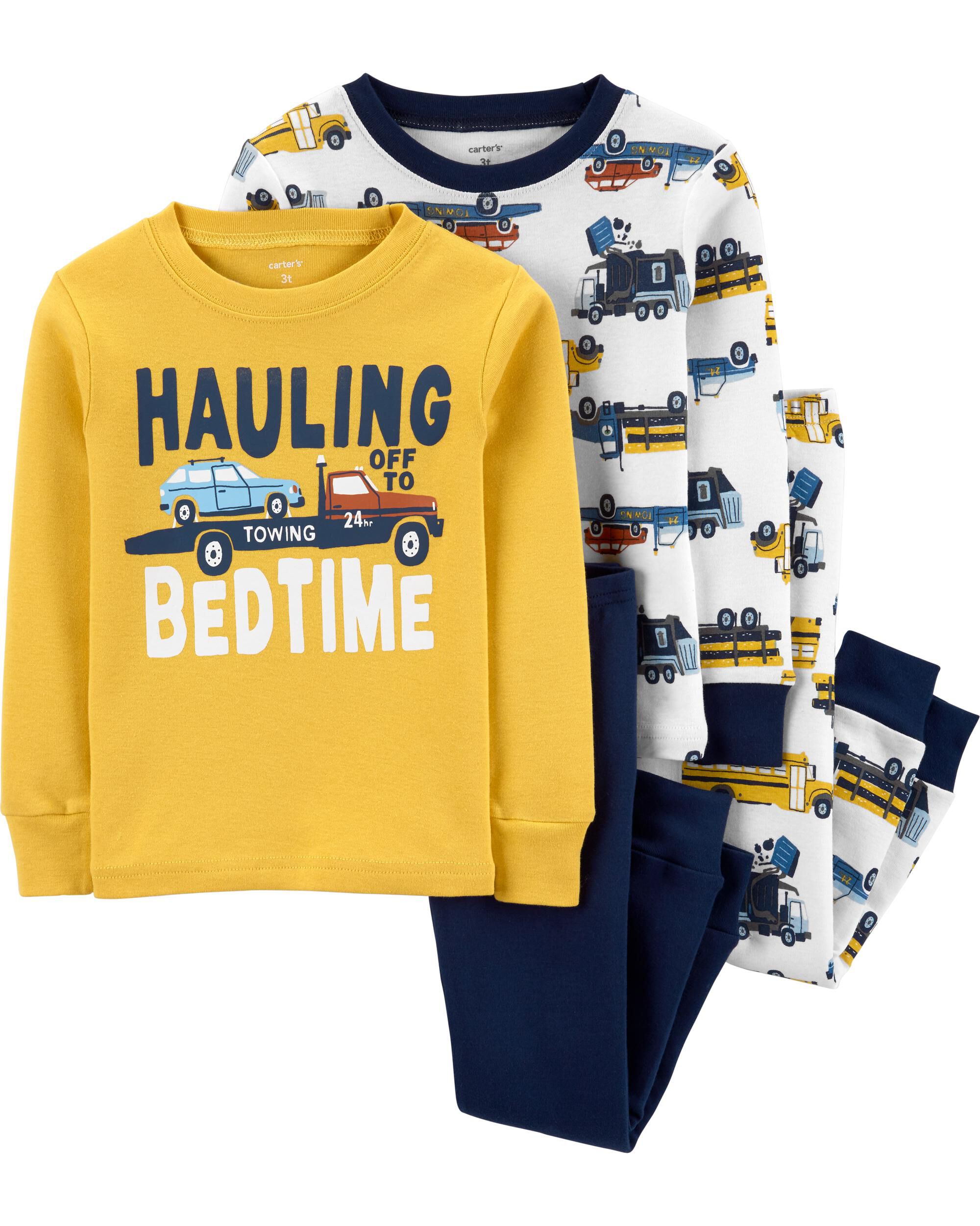 carter's construction pajamas