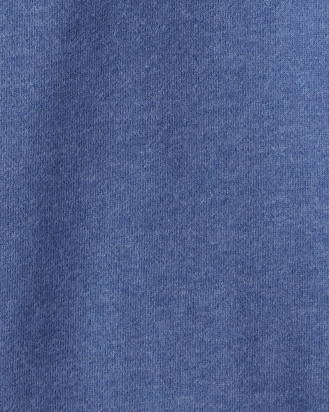Product image 2 of Girls Short-Sleeve French Terry Jumpsuit - Blue