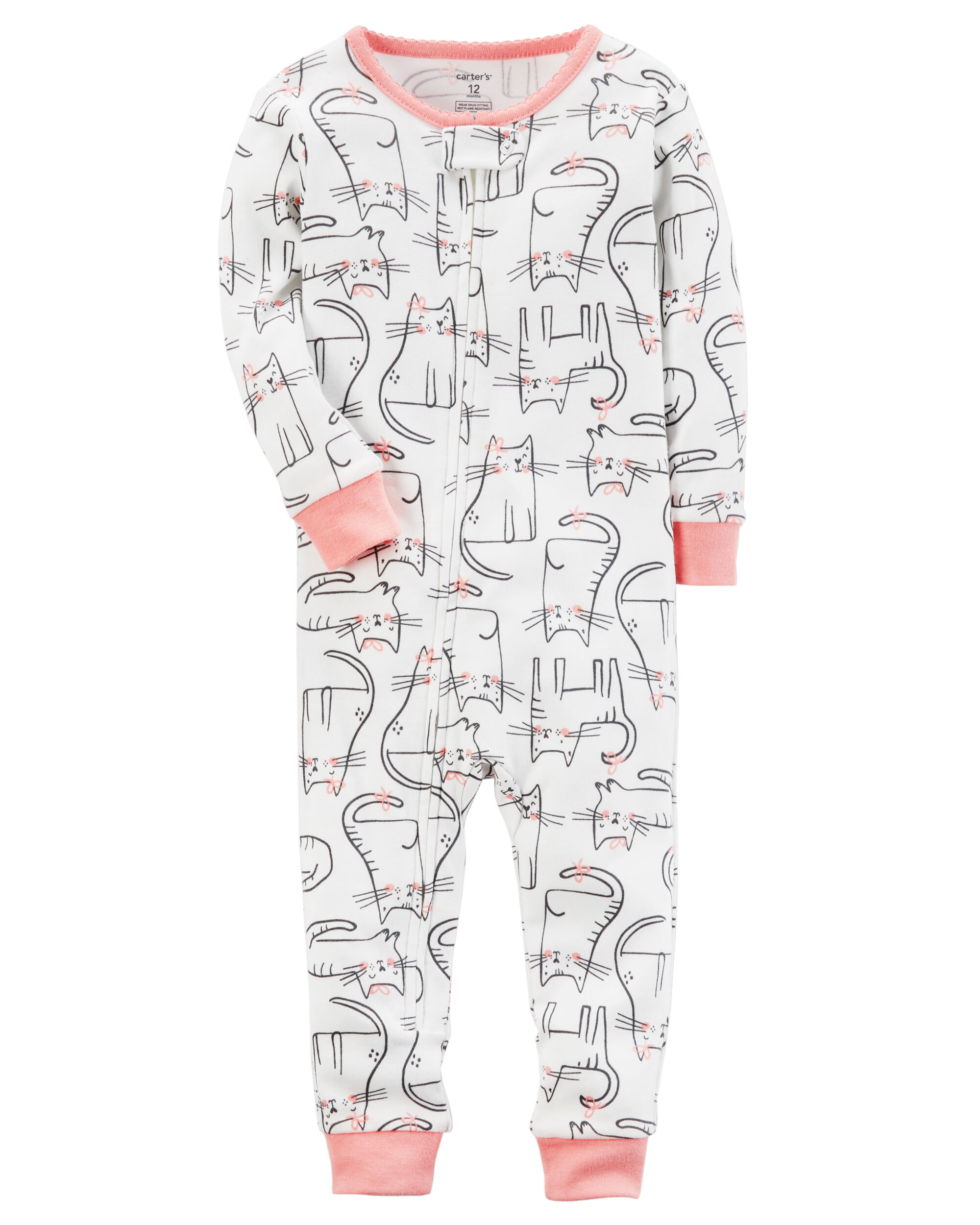 carters cat pajamas