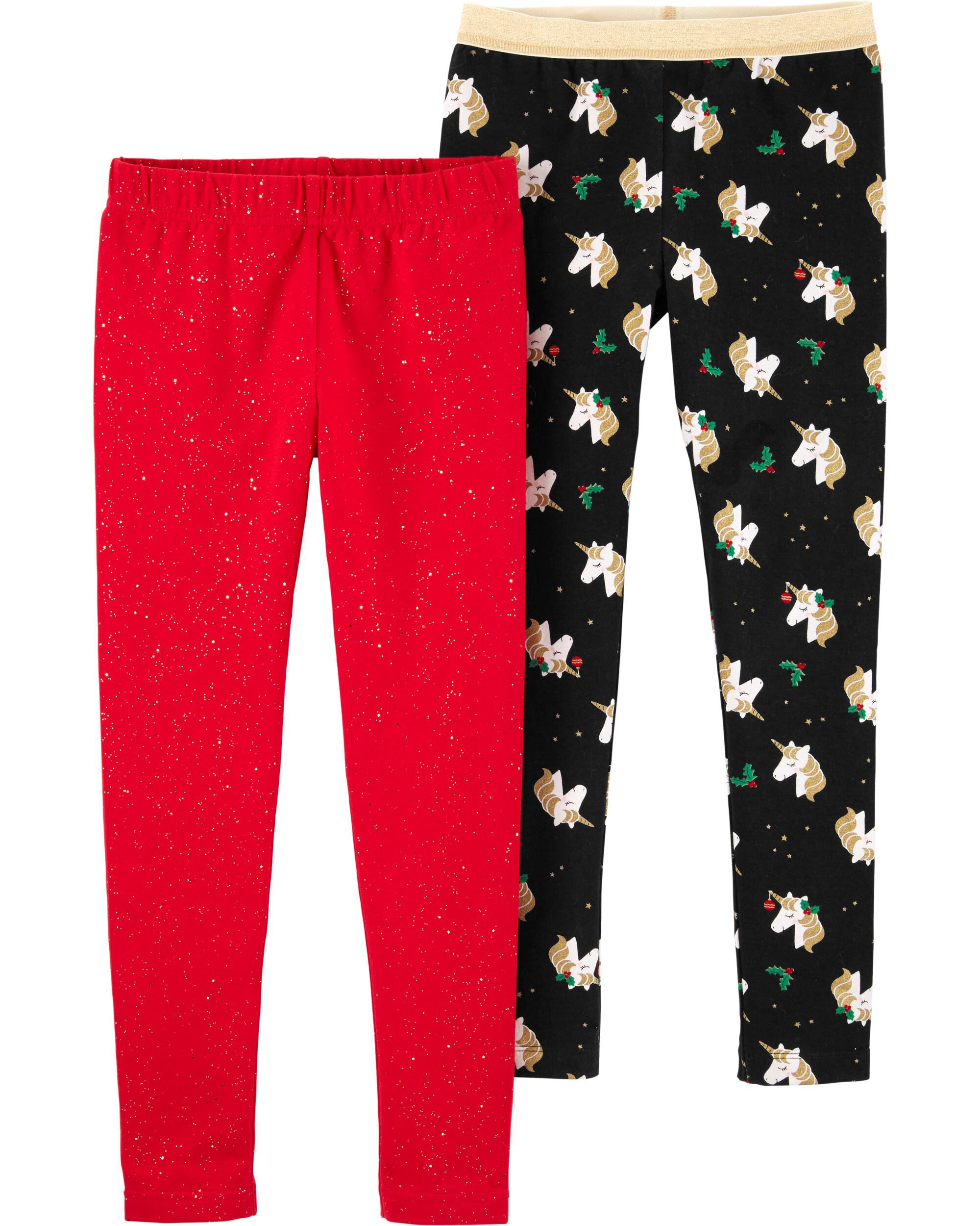 kids holiday leggings