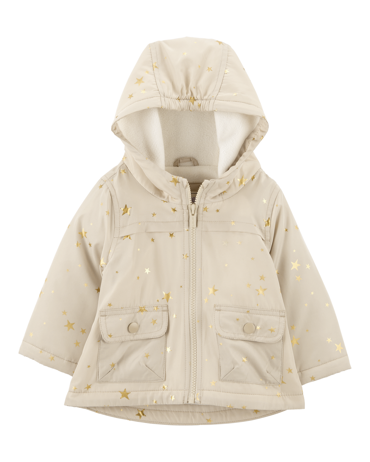 Baby Star Foil Mid-Weight Fleece-Lined Jacket - Carter's