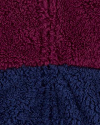 Product image 2 of Toddler Colorblock Fleece Knit Jacket - Red