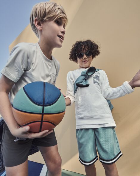  Product image 4 of Kid Fan-Favorite Mesh Short - Teal