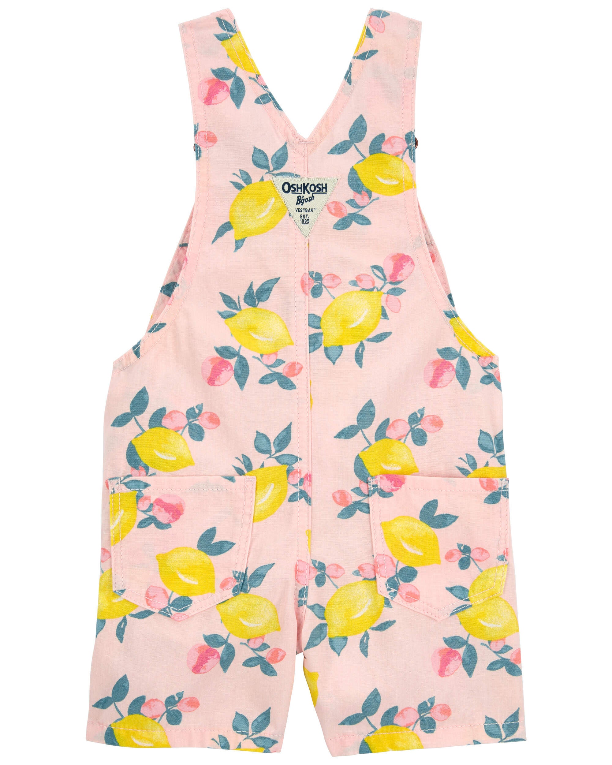 Toddler Lemon Print Shortalls - OshKosh | Carter's