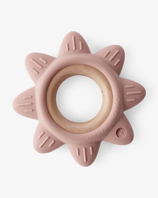 Product image 2 of Little Planet Silicone & Wood Teether - Pink