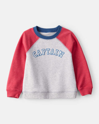 Product image 1 of Toddler Boy French Terry Long-Sleeve Pullover Sweatshirt