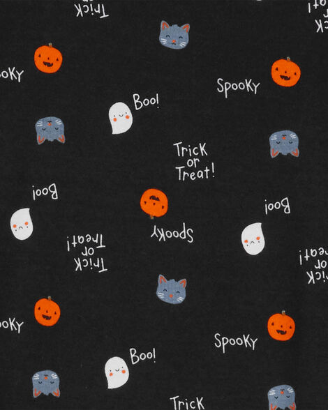  Product image 2 of Kid 2-Piece Black Halloween 100% Cotton PJs 