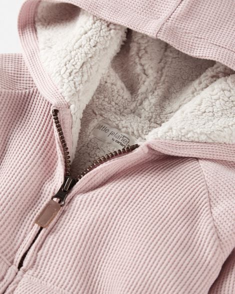  Product image 3 of Toddler Sherpa Lined Jacket Made with Organic Cotton
