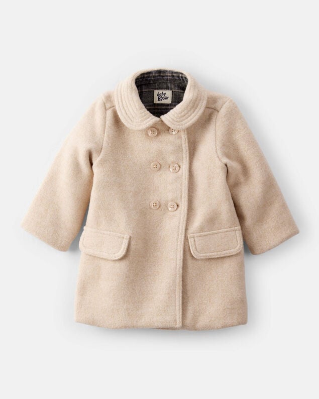 Product image 1 of Baby Girl Long-Sleeve Fashion Peacoat - Brown