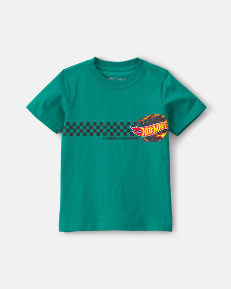 toddler boy hot wheels™ graphic tee - green
