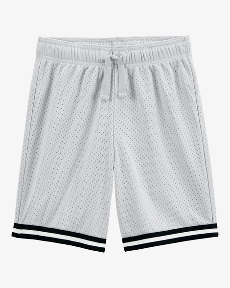 Boys Fan-Favorite Basketball Mesh Short - Grey
