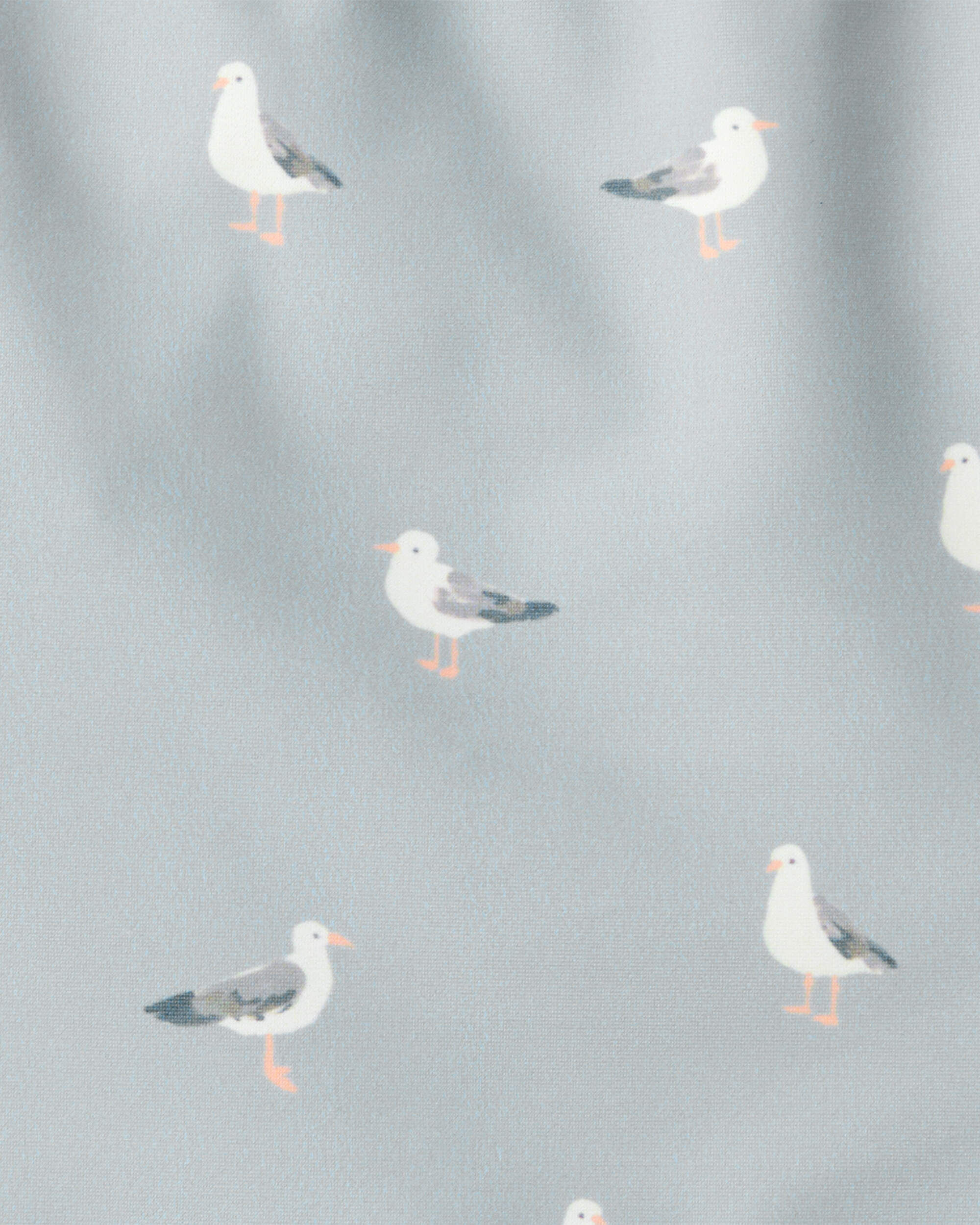 Toddler Girl Recycled Seagull-Print Swimsuit