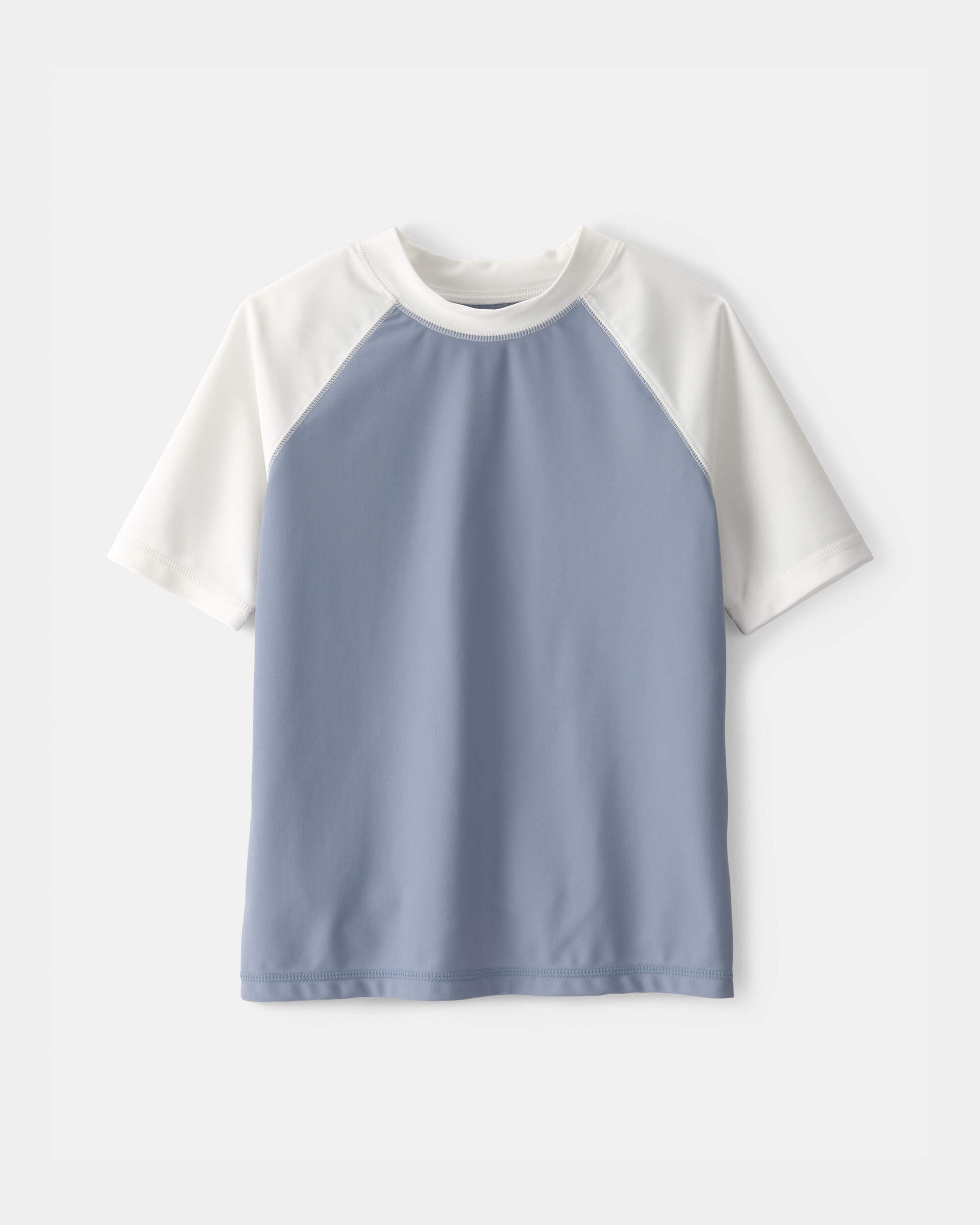 OshKosh Bgosh Boys Colorblock Short-Sleeve Rashguard 10 BlueIvory 14$