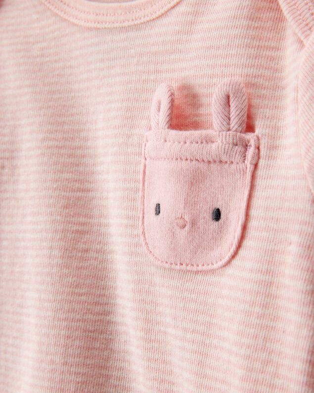 Product image 2 of Baby 4-Piece Bunny Outfit Set - Pink/White