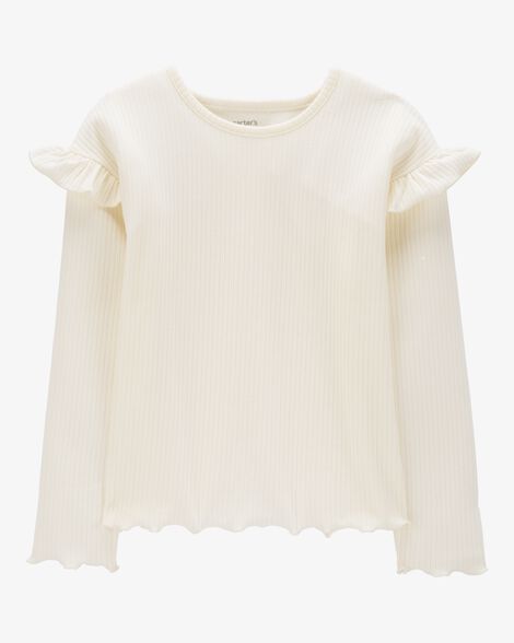 Product image 1 of Kid Long-Sleeve Ribbed Top