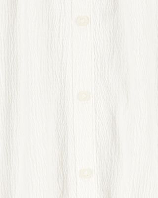 Product image 2 of Kid Short-Sleeve Solid Fashion Top - Ivory