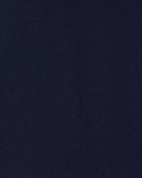 Product image 2 of Toddler Pique Long-Sleeve Polo Shirt - Navy
