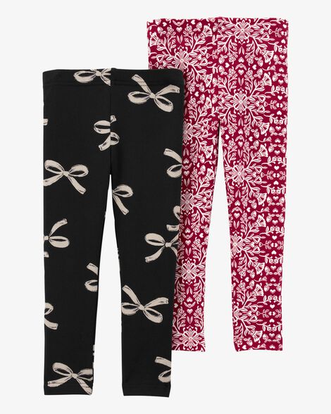 Product image 2 of Toddler 2-Pack Holiday Leggings