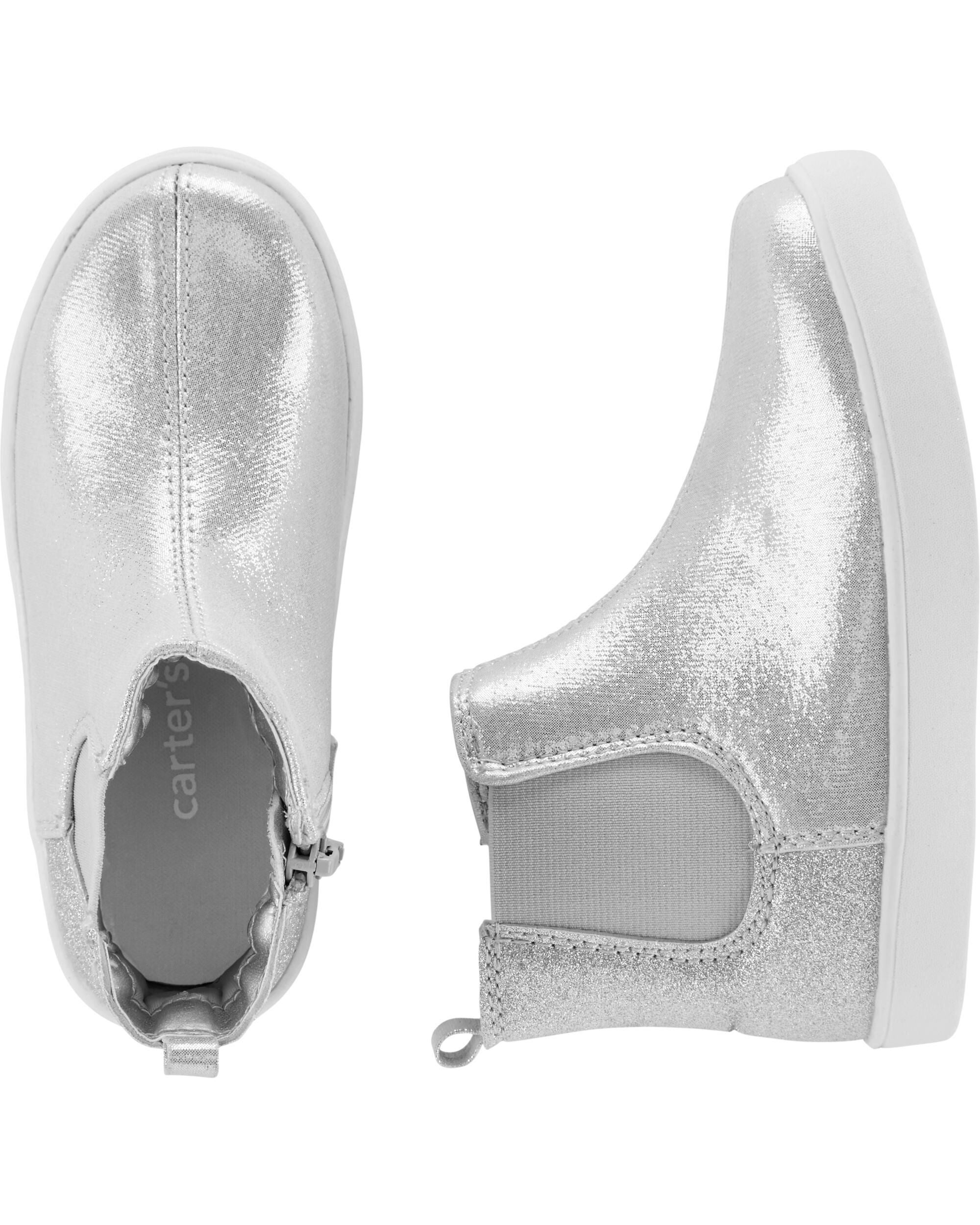 carter's glitter casual sneakers