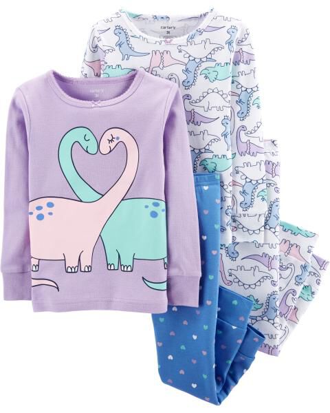 carters girls dinosaur pajamas