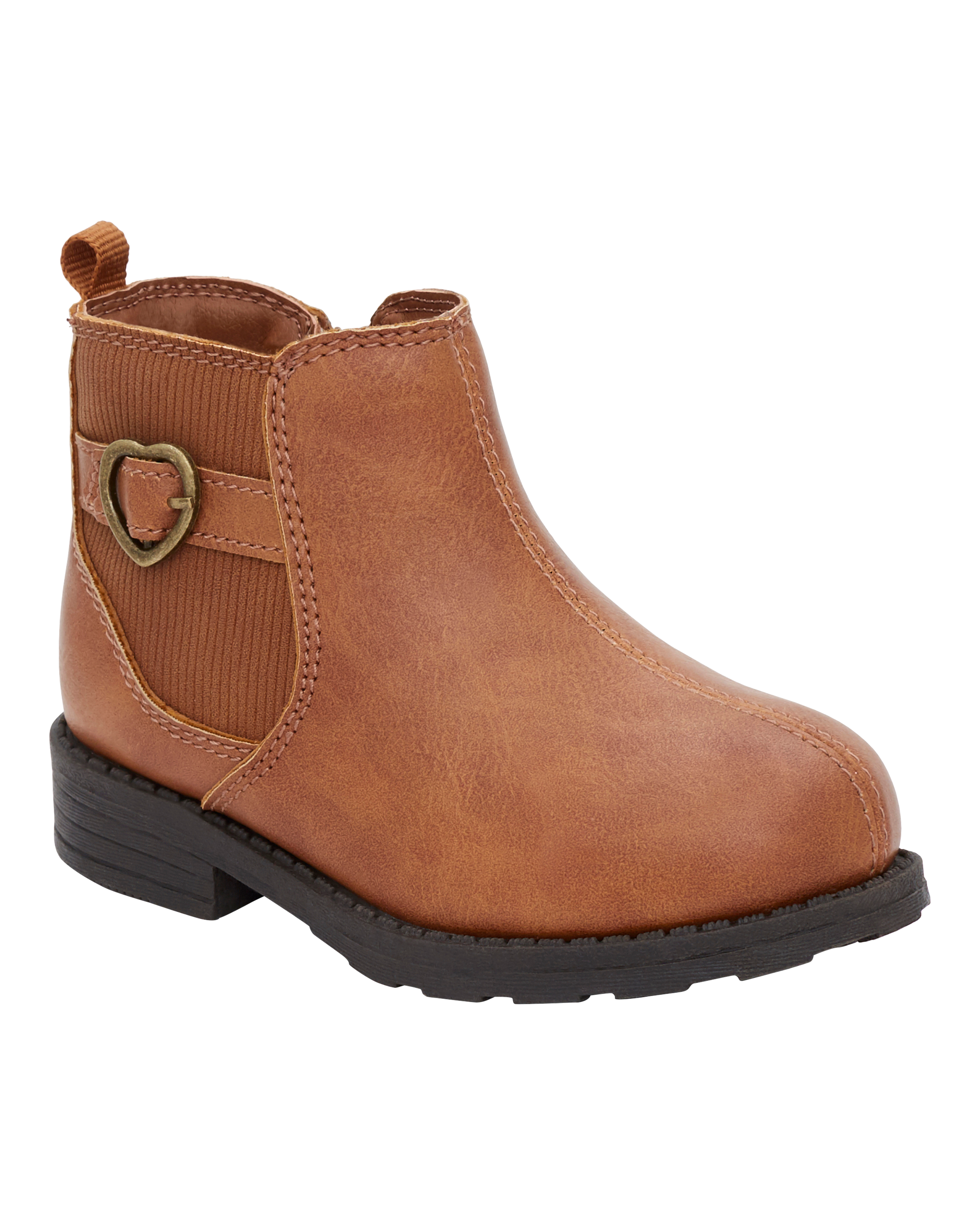 Toddler Faux Leather Chelsea Boots