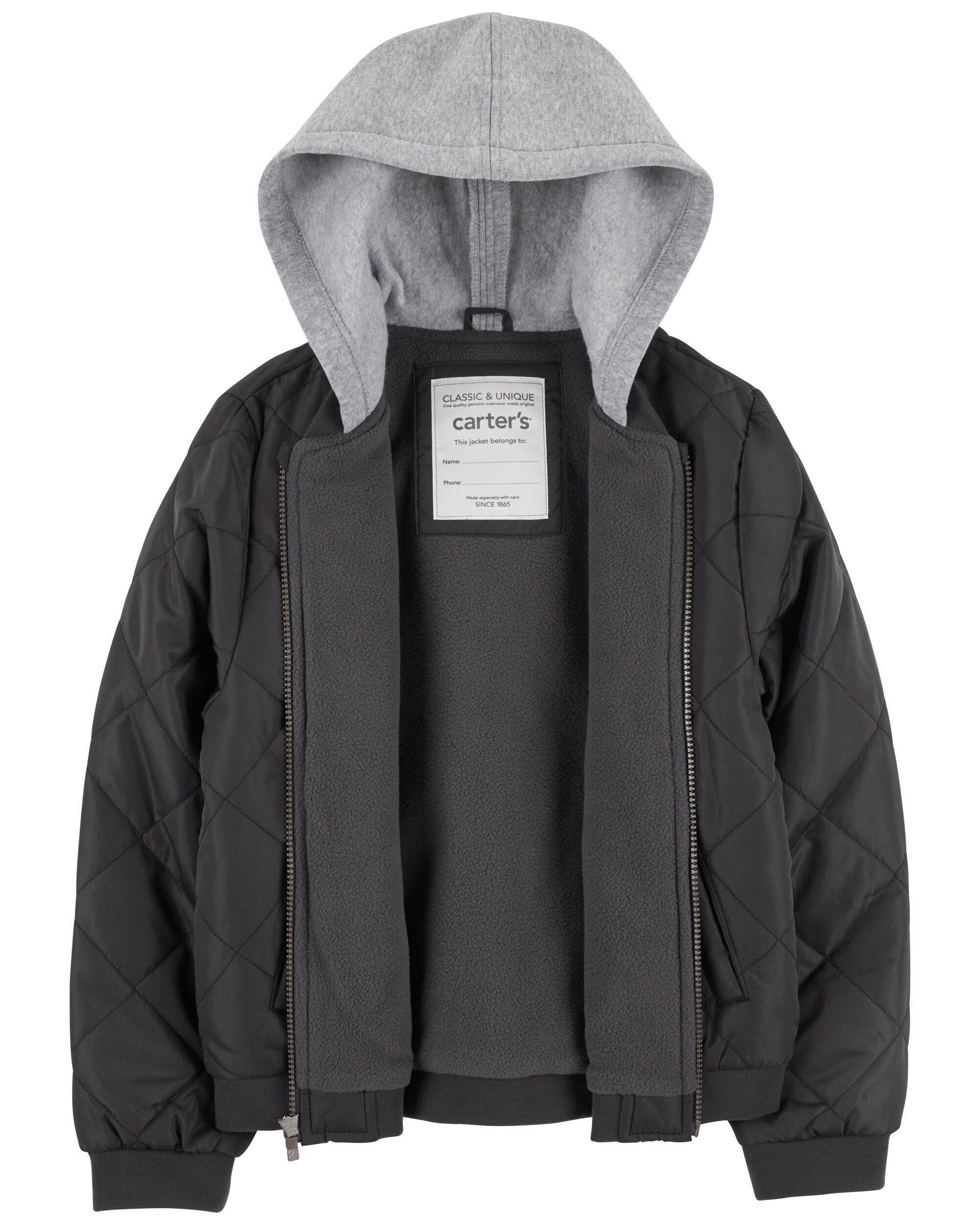 Kid Quilted Bomber Jacket - Carter's | Carter's Kid Quilted Bomber Jacket - Carter's | Carter's