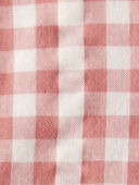 Pink Gingham - Baby Gingham Top Made With Organic Cotton, Selected