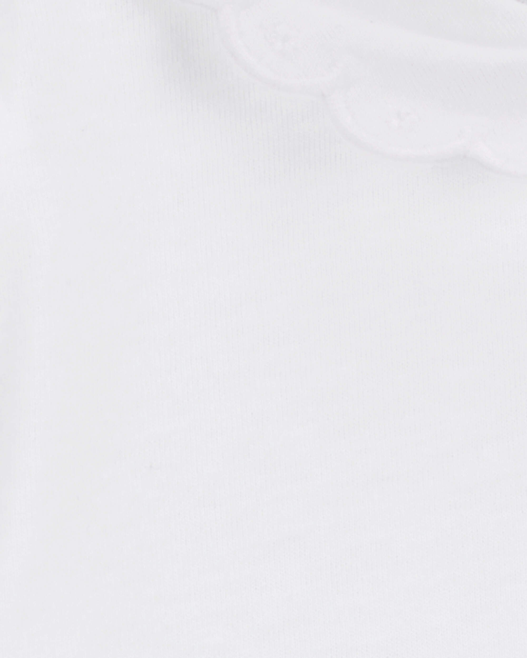 Baby Scalloped Collar Short-Sleeve Bodysuit - White
