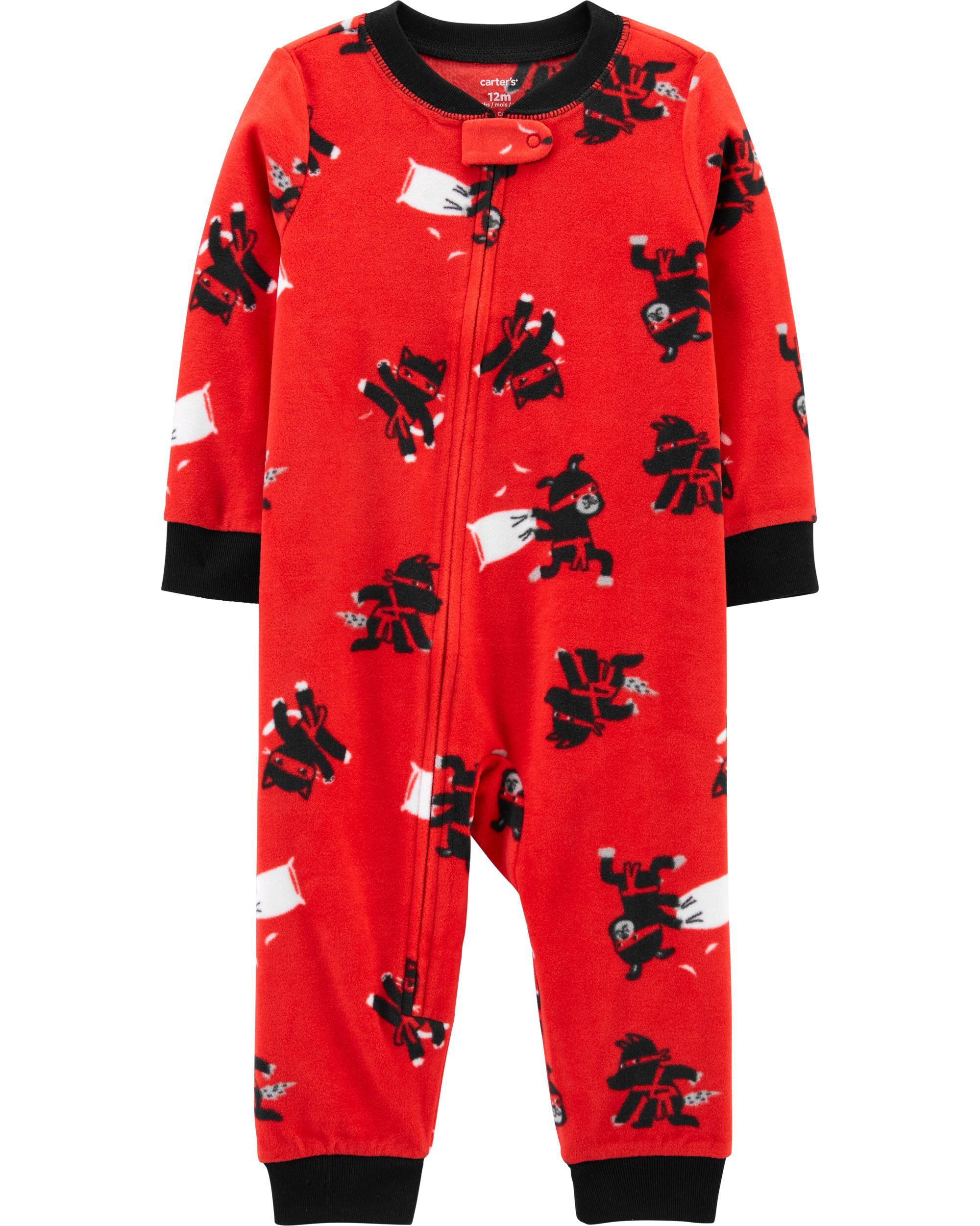 footless one piece pajamas