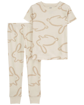 Toddler 2-Piece Bunny 100% Snug Fit Cotton Pajamas