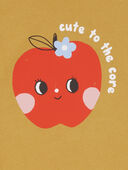 Gold - Toddler Cute to the Core Graphic Tee, Selected