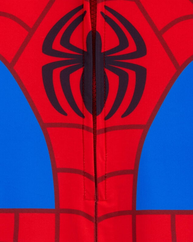 Product image 2 of Baby Marvel™ Spider-Man 1-Piece Rashguard Swimsuit - Blue/Red