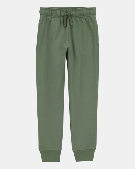 boys pull-on drawstring joggers - green