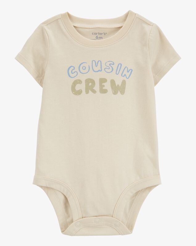 Product image 1 of Baby Cousin Crew Short-Sleeve Bodysuit - Ivory
