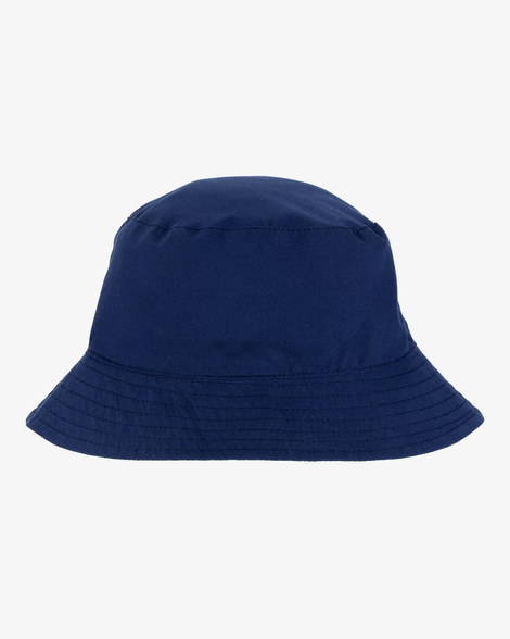 toddler reversible solid swim bucket hat - blue