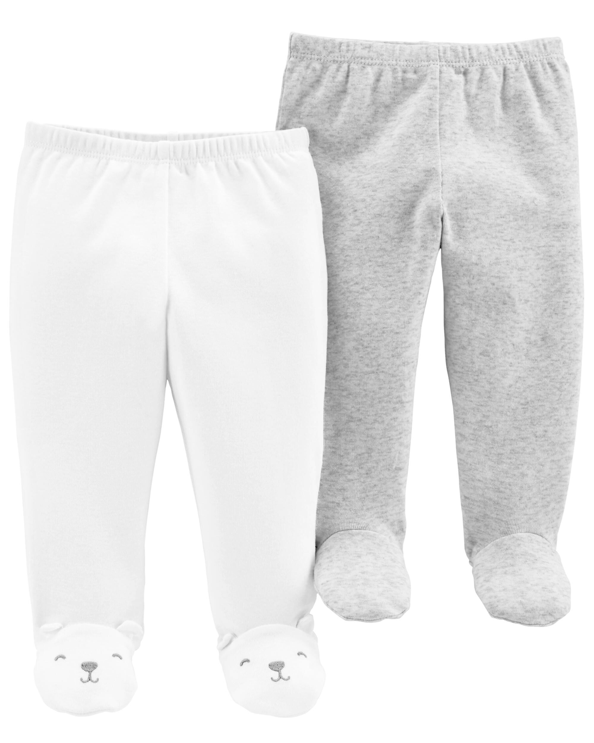 2-Pack Babysoft Footed Pants | carters.com
