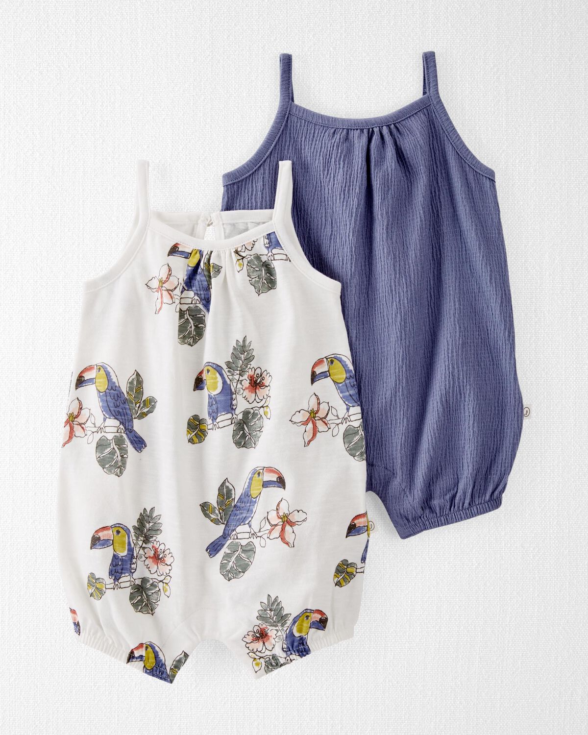Carter's Rompers Baby 2-Pack Organic Cotton Bubble Rompers - Little Planet | Carter's