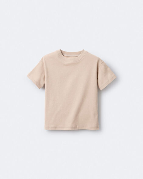 Toddler Short-Sleeve Relaxed Tee - Mauve