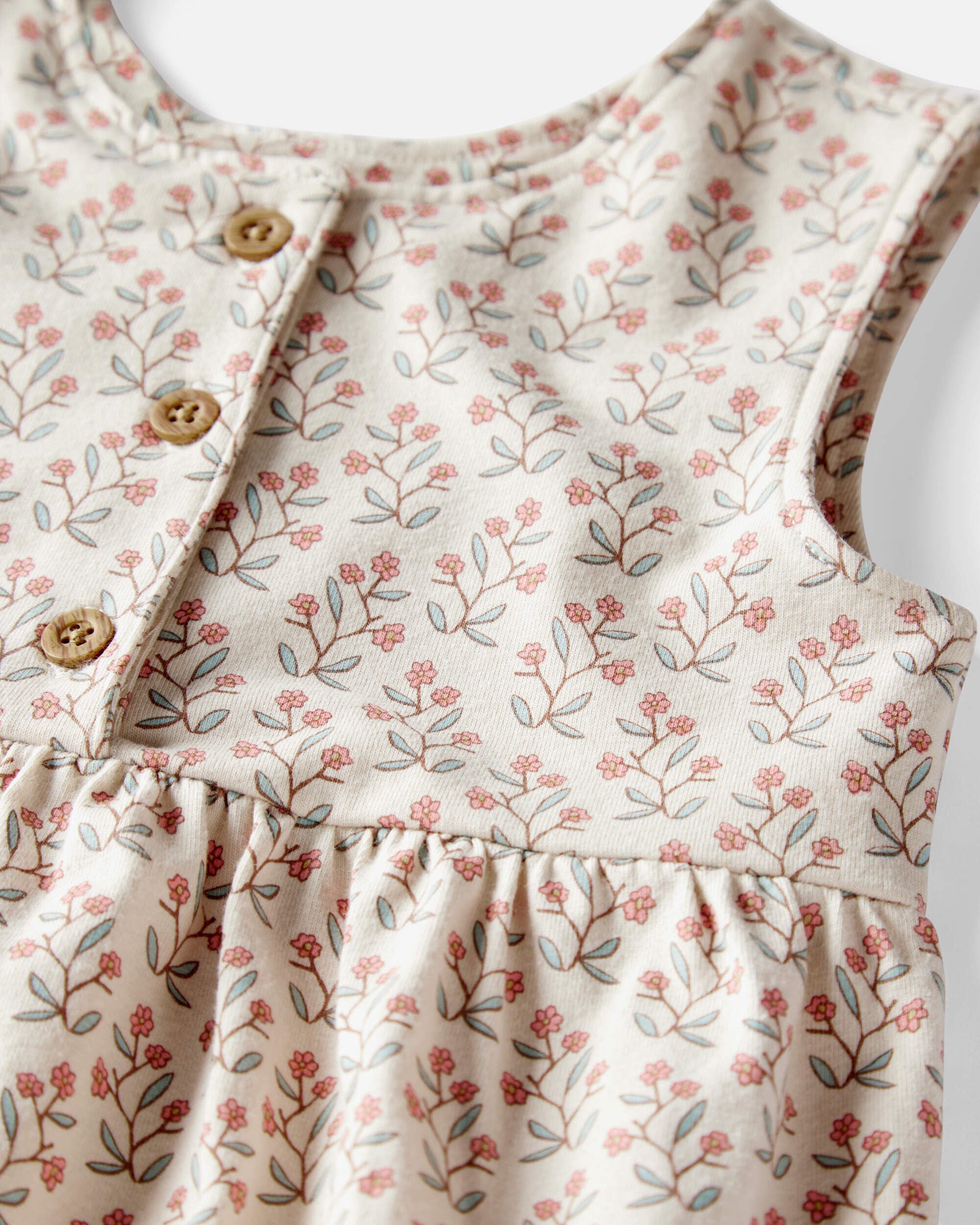 Toddler Organic Cotton Floral-Print Dress - Little Planet